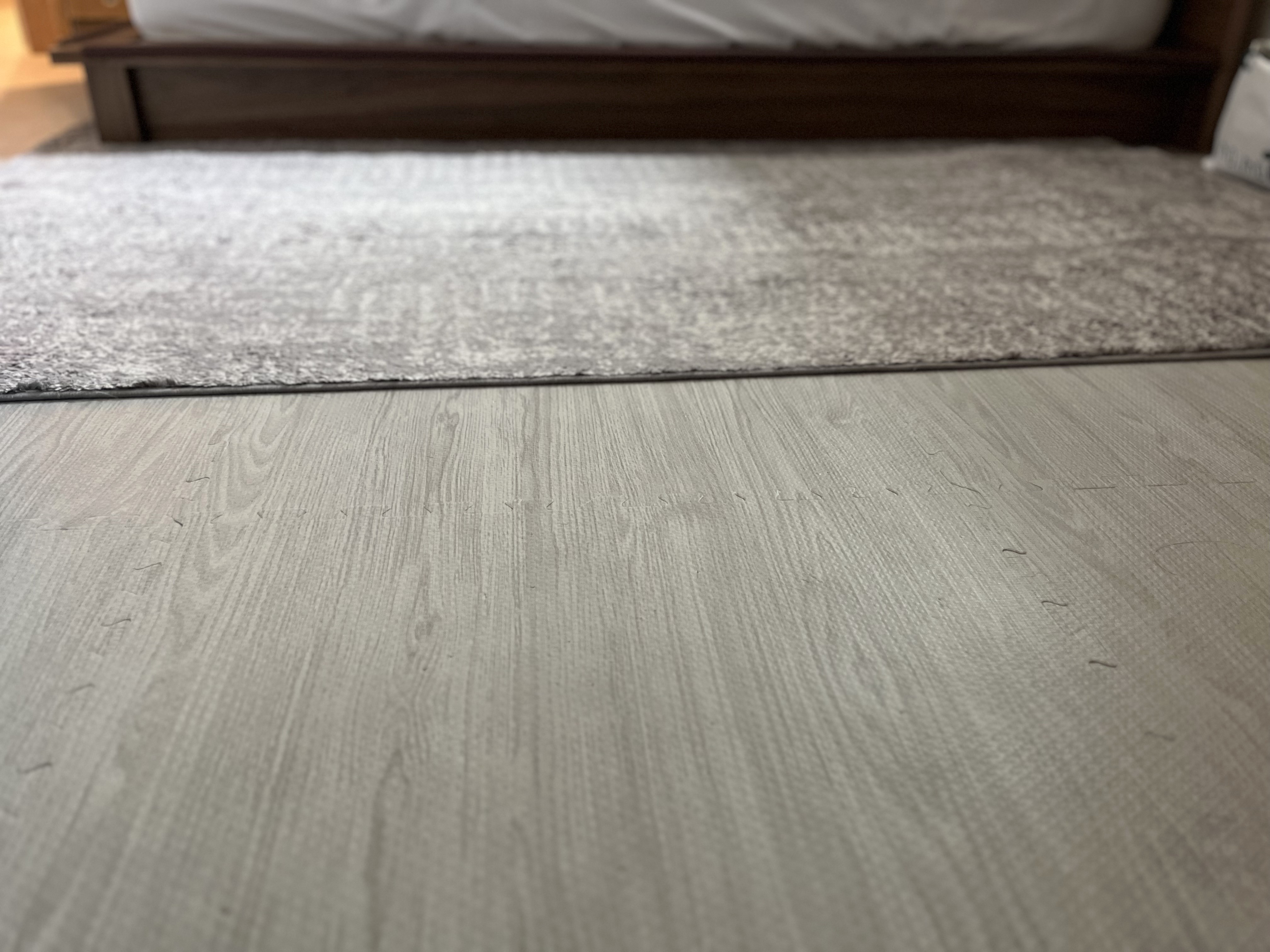 実際に敷いてみた様子